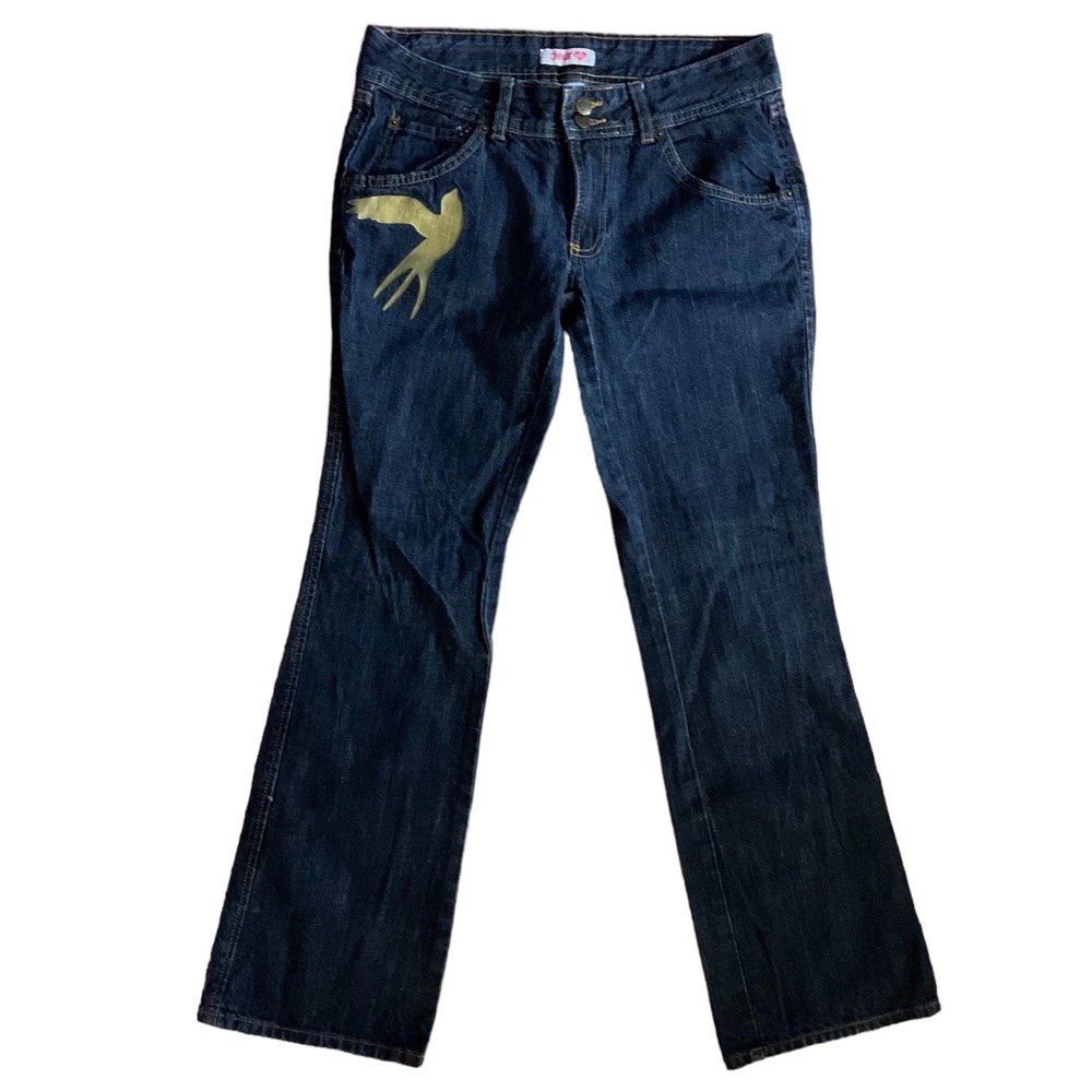 Dear ab Gold Dove Brass Button Zipper🪰Jeans!